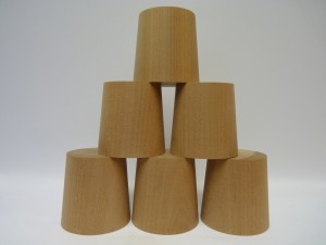Woodturnings for concrete moulds